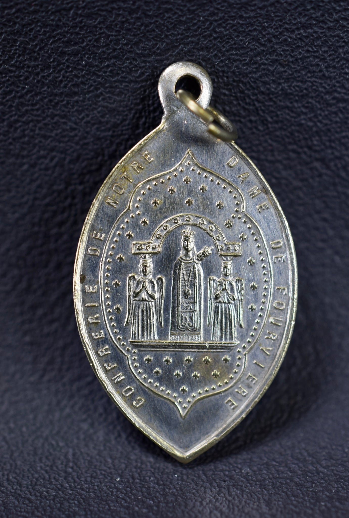 Our Lady of Fourviere Medal Lyon Mary Pendant