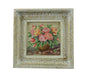 Oil Painting Bunch of Flowers Signed Floral Still Life