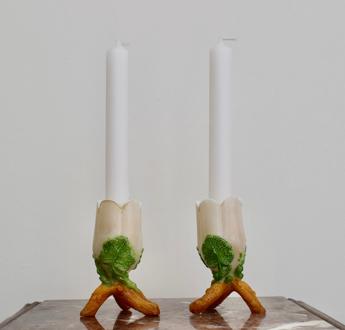 Milk Glass Candlesticks