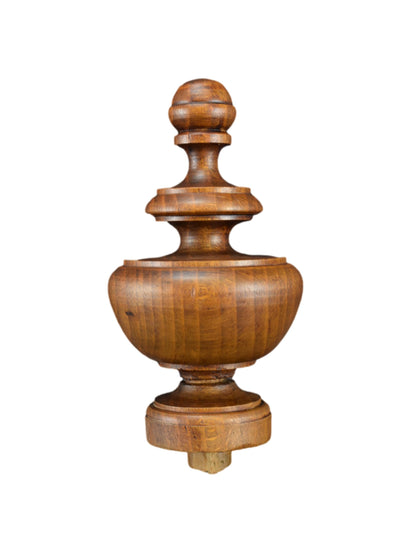 7 5/8" Wood Staircase Newel Post Cap Finial Architectural