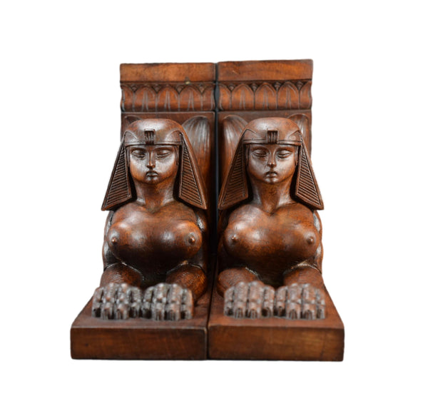 Sphinx Egyptian Revival Bookends