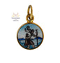 Saint Christopher Enamel Charm - Charmantiques