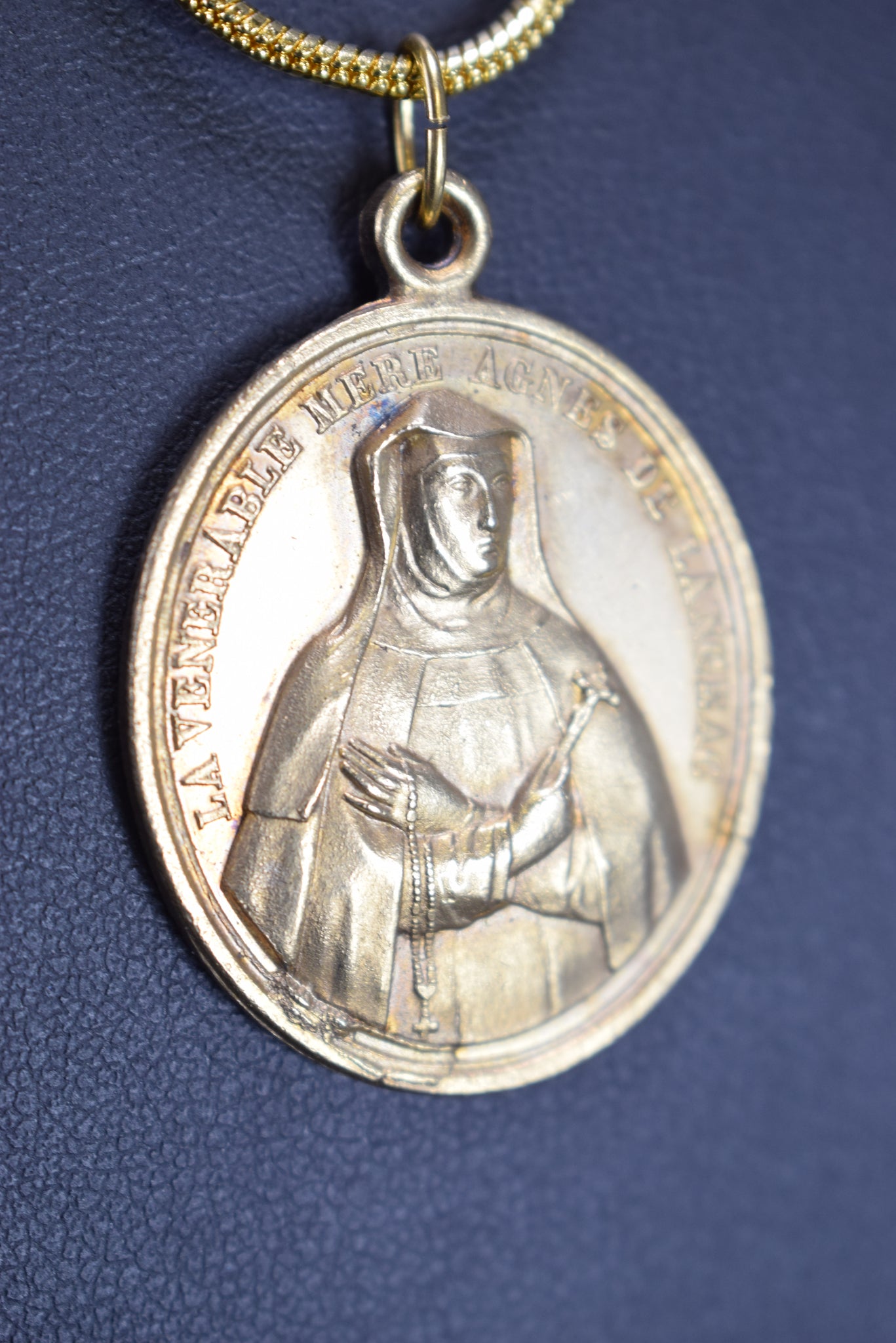 Saint Agnes Medal Necklace Langeac