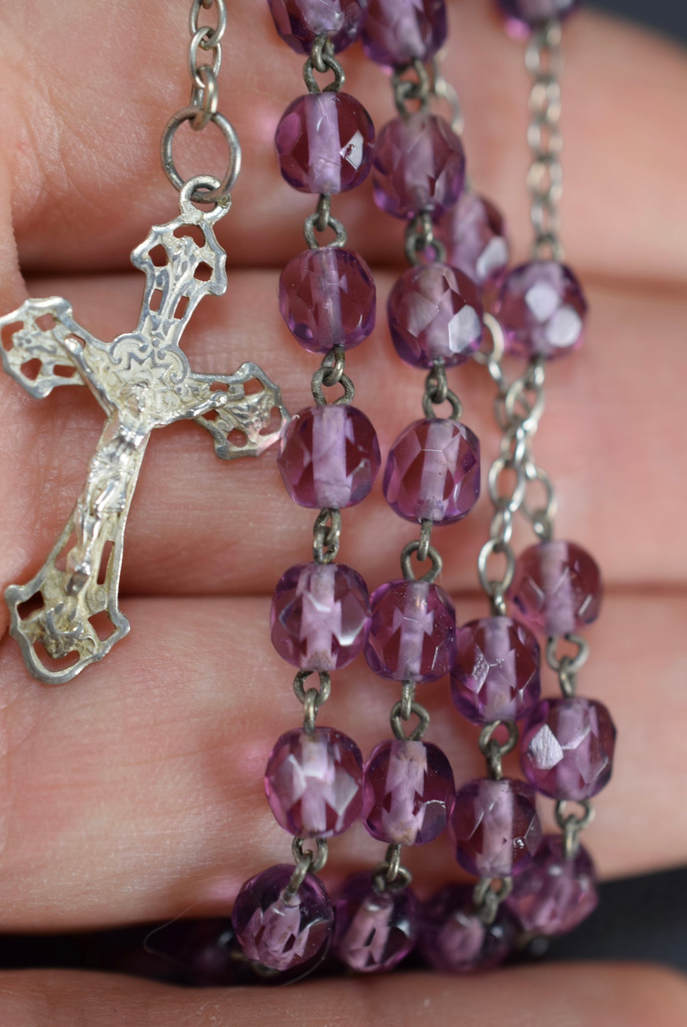 Small Purple Rosary