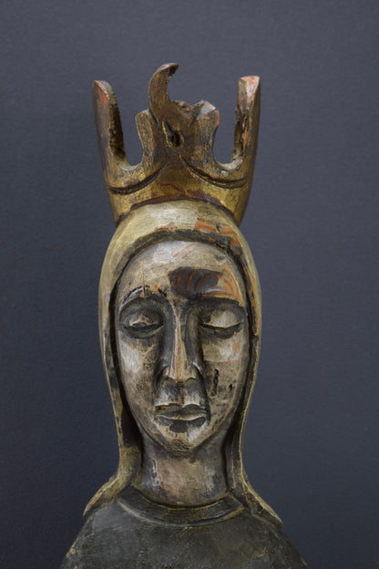 Grande statue de la Vierge à l'Enfant