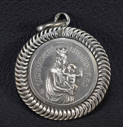 ND de La garde Medal Sterling Silver