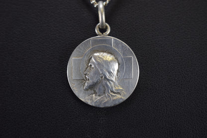 Christ Sterling Silver Medal