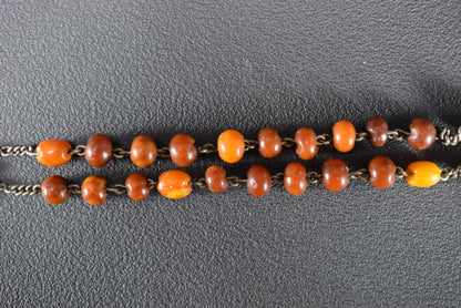 Red Cherry Amber Rosary