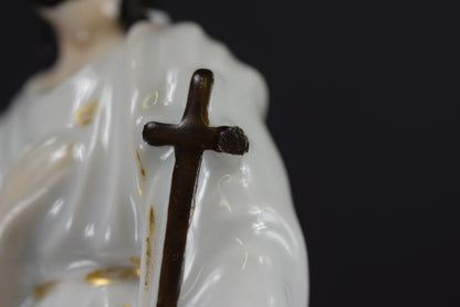 Statuette en Porcelaine Jesus Bon berger