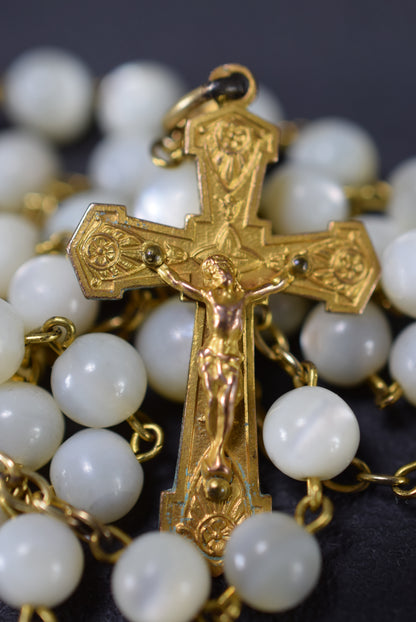 Mother of Pearl Rosary France