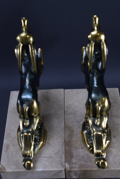 Art Deco Antelope Bookends