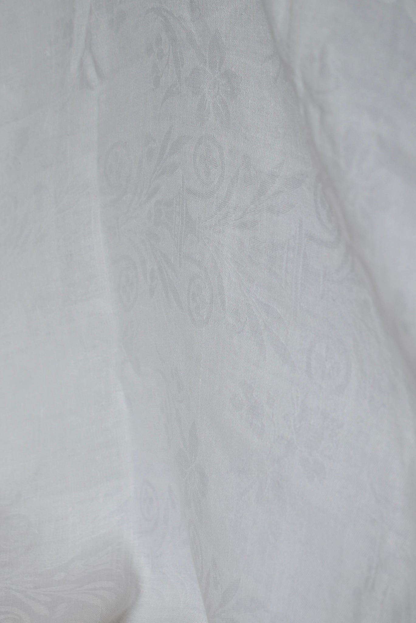 Vintage White Tablecloth