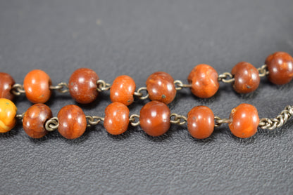 Red Cherry Amber Rosary