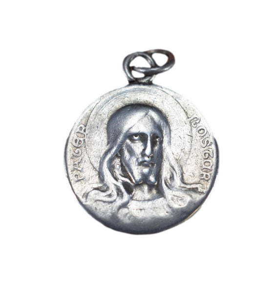 Jesus Christ Sterling Silver Medal Pater Noster