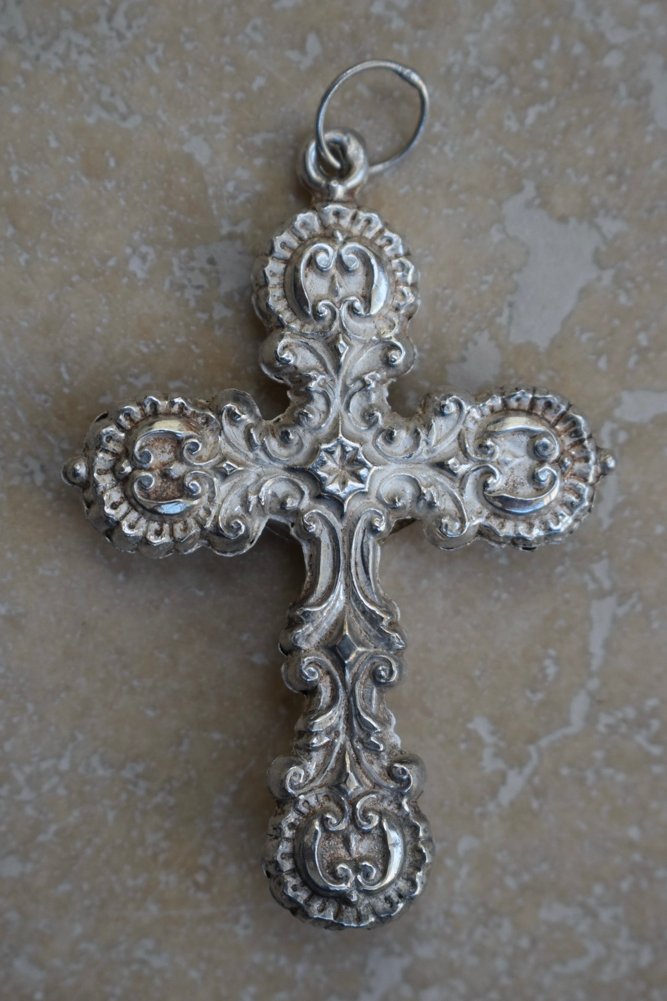 Rococo Crucifix Pendant