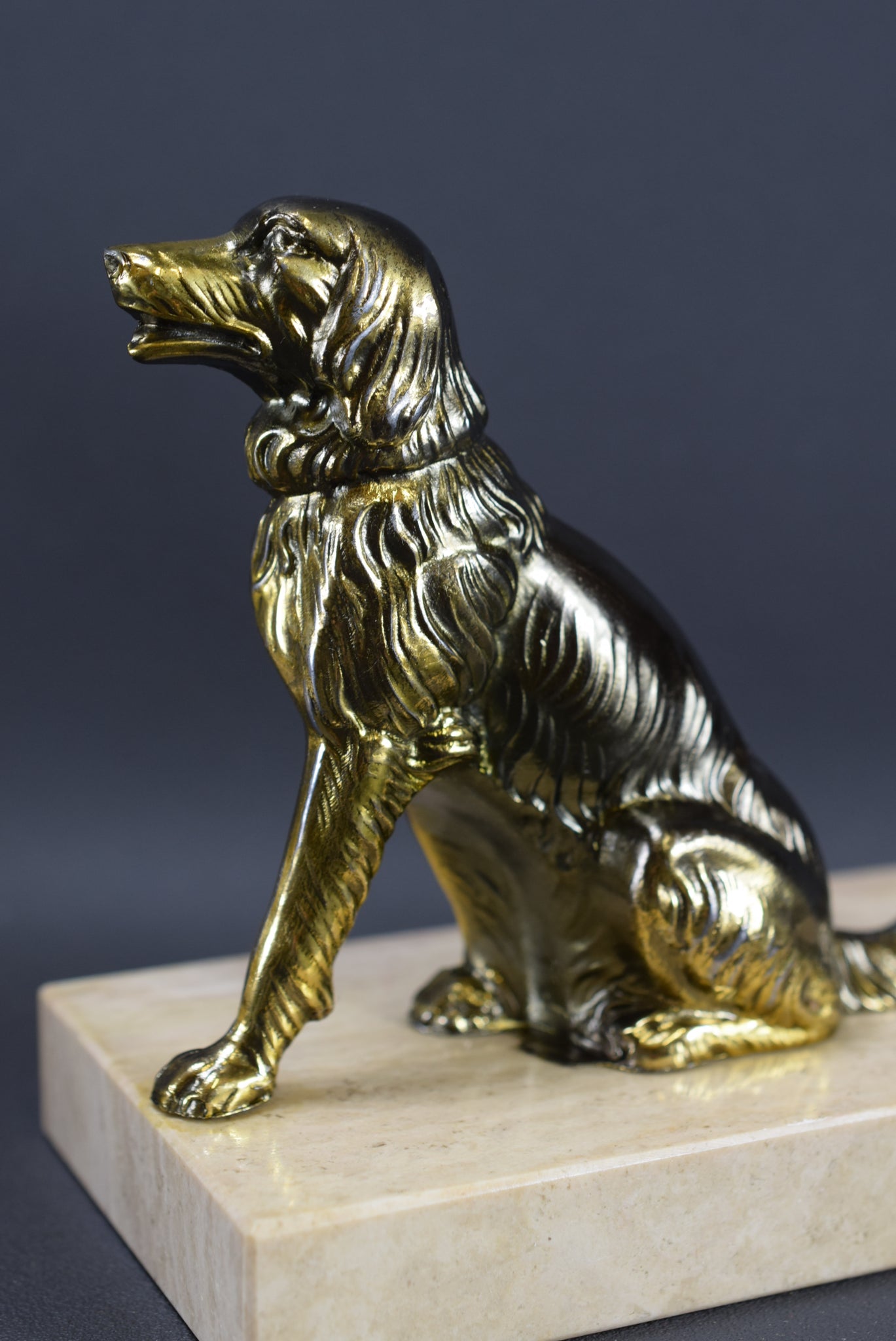 Art Deco Dog Bookends