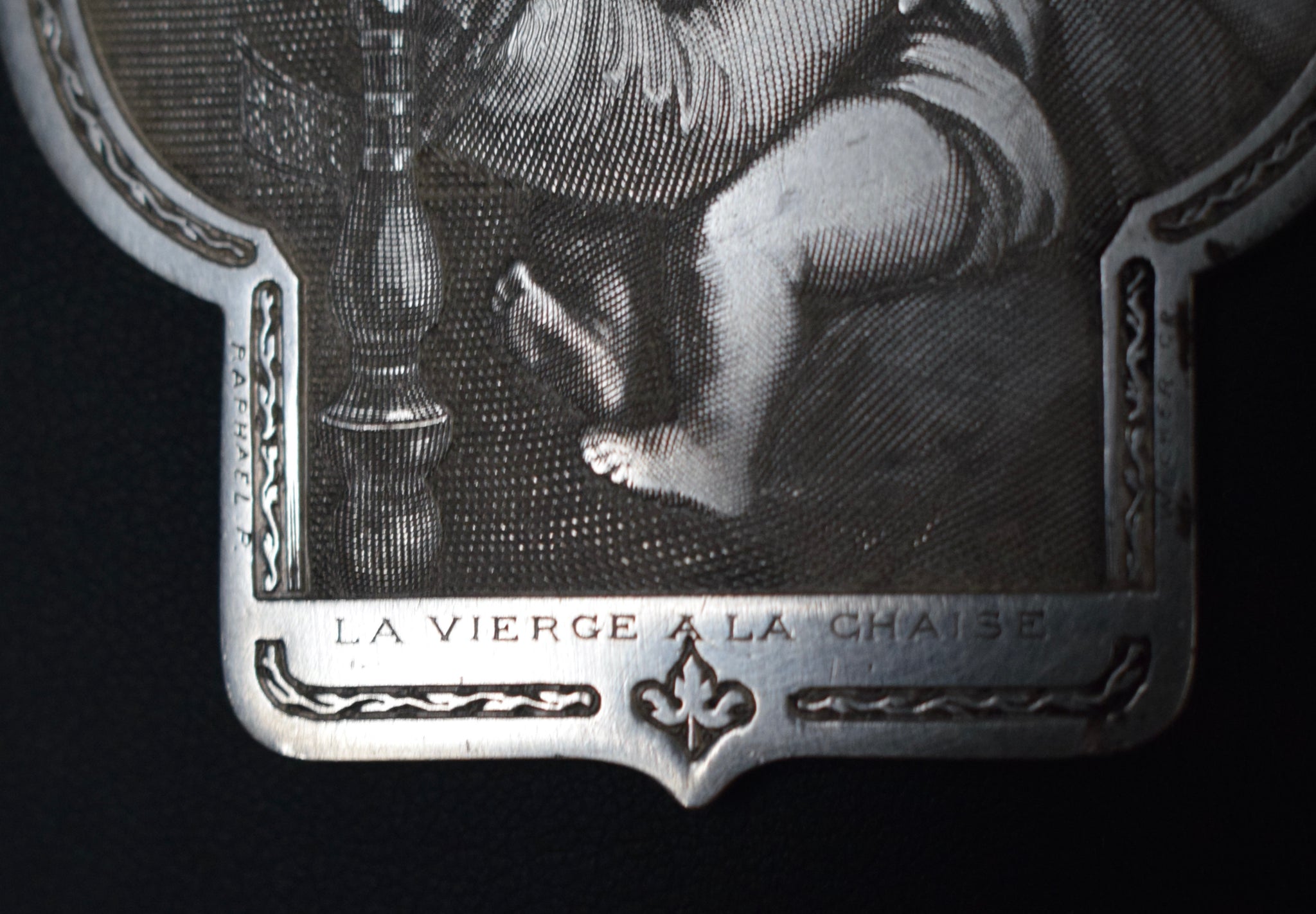 Engraved Medallion After Raphael Wicker