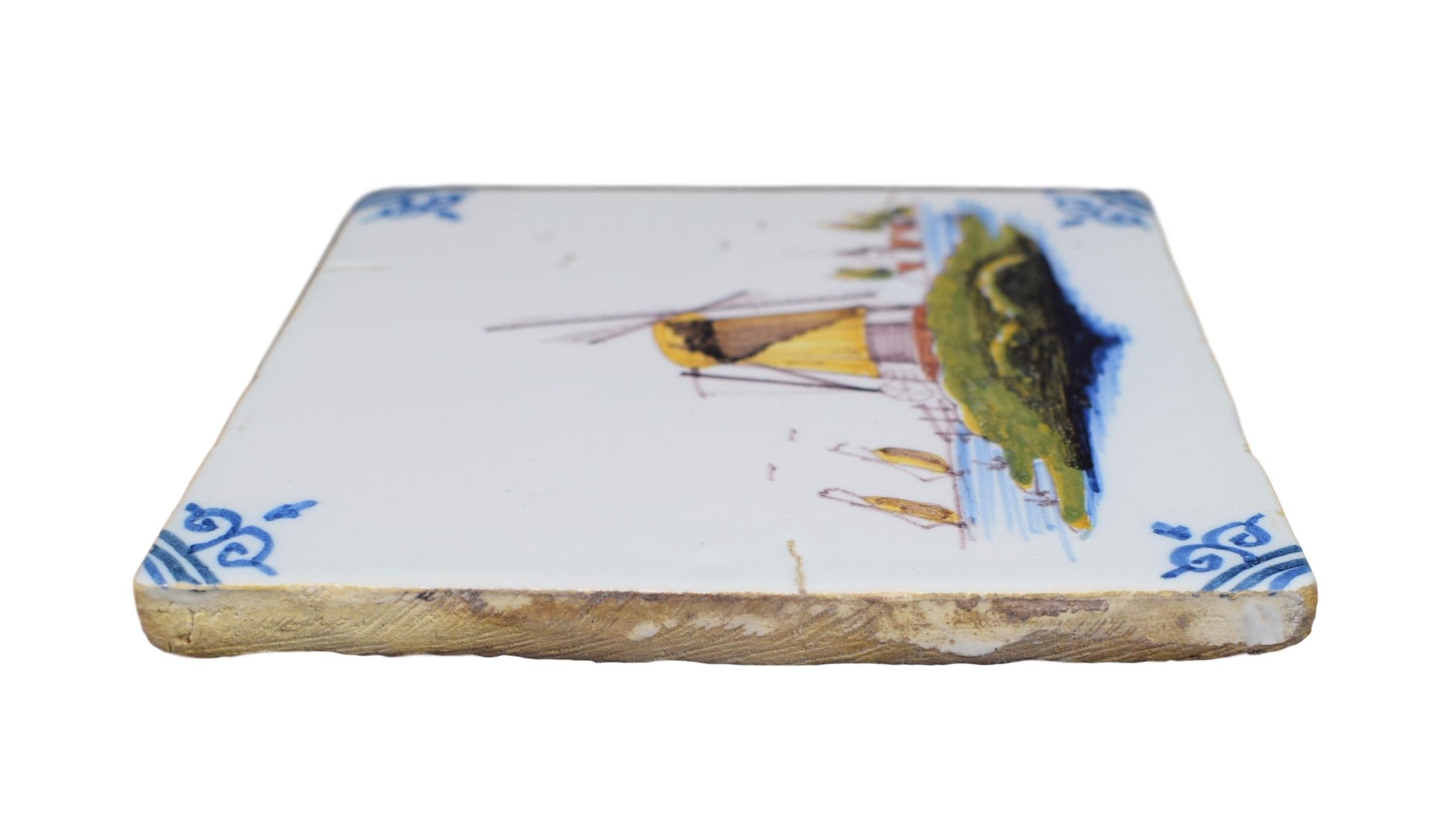 Delft Hand Painted Tile - Charmantiques