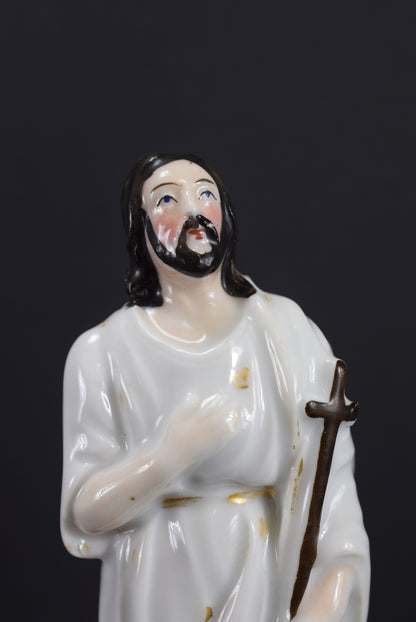 Statuette en Porcelaine Jesus Bon berger