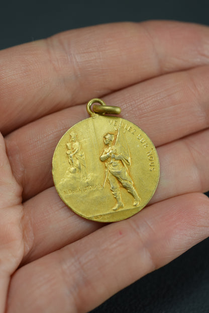 Notre Dame des Victoires Medal by Dropsy