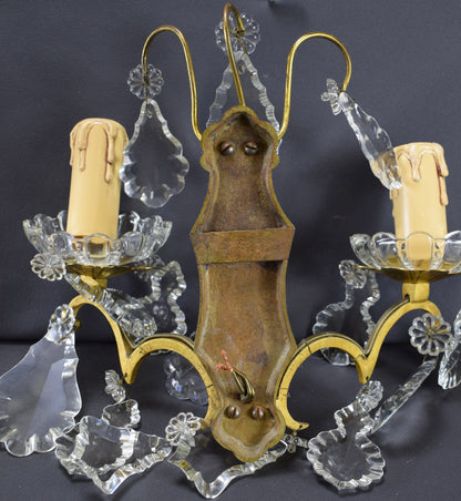Pair Drop Wall Sconces