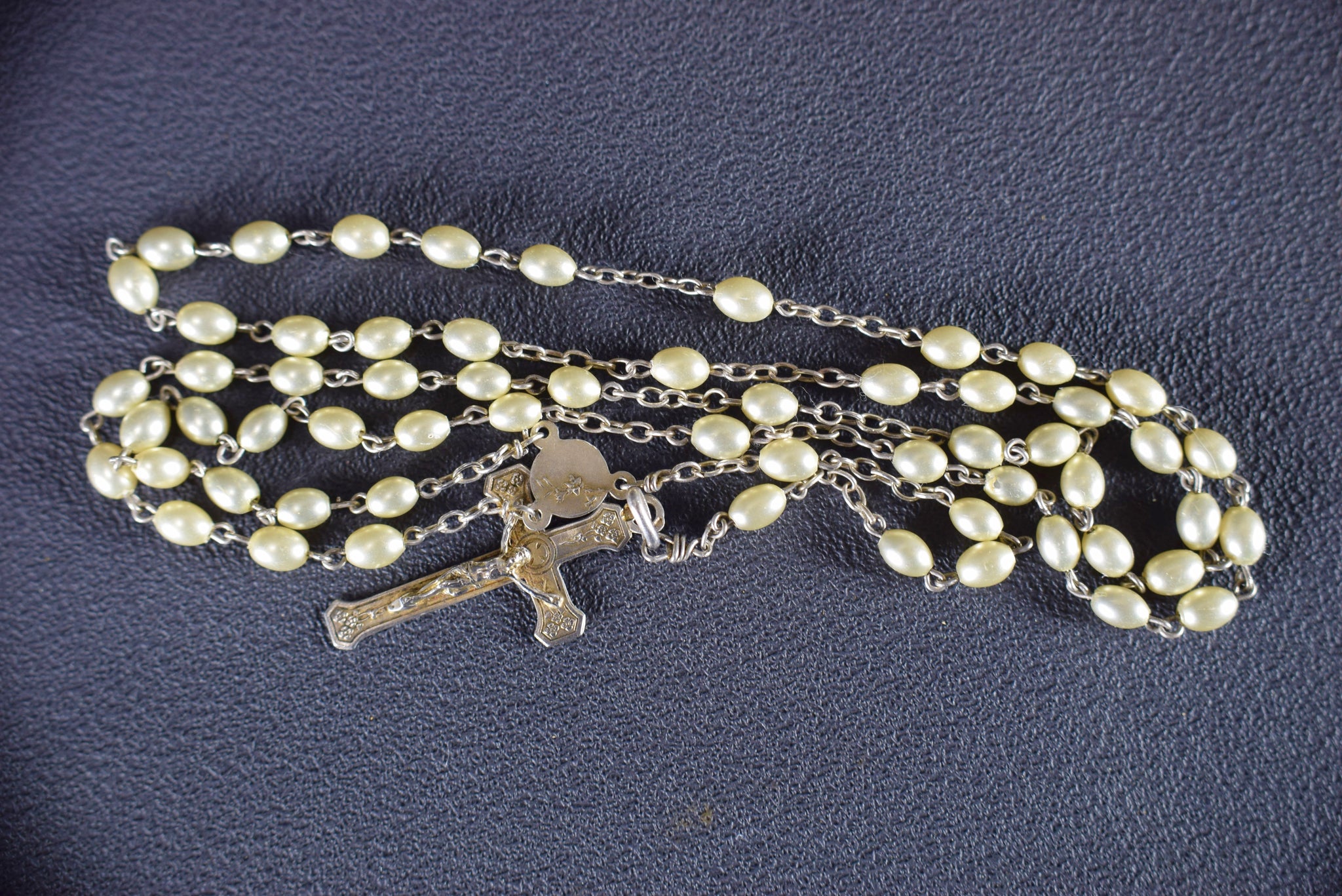 Cultured Pearl Rosary