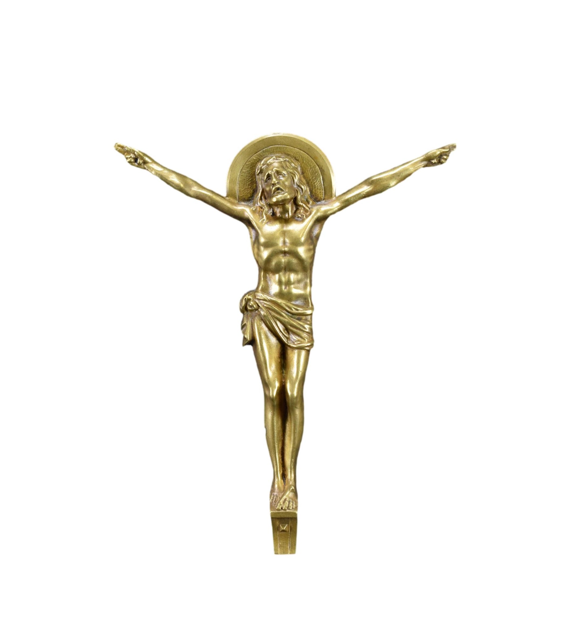Art Deco Bronze Jesus Christ Corpus by Gillen