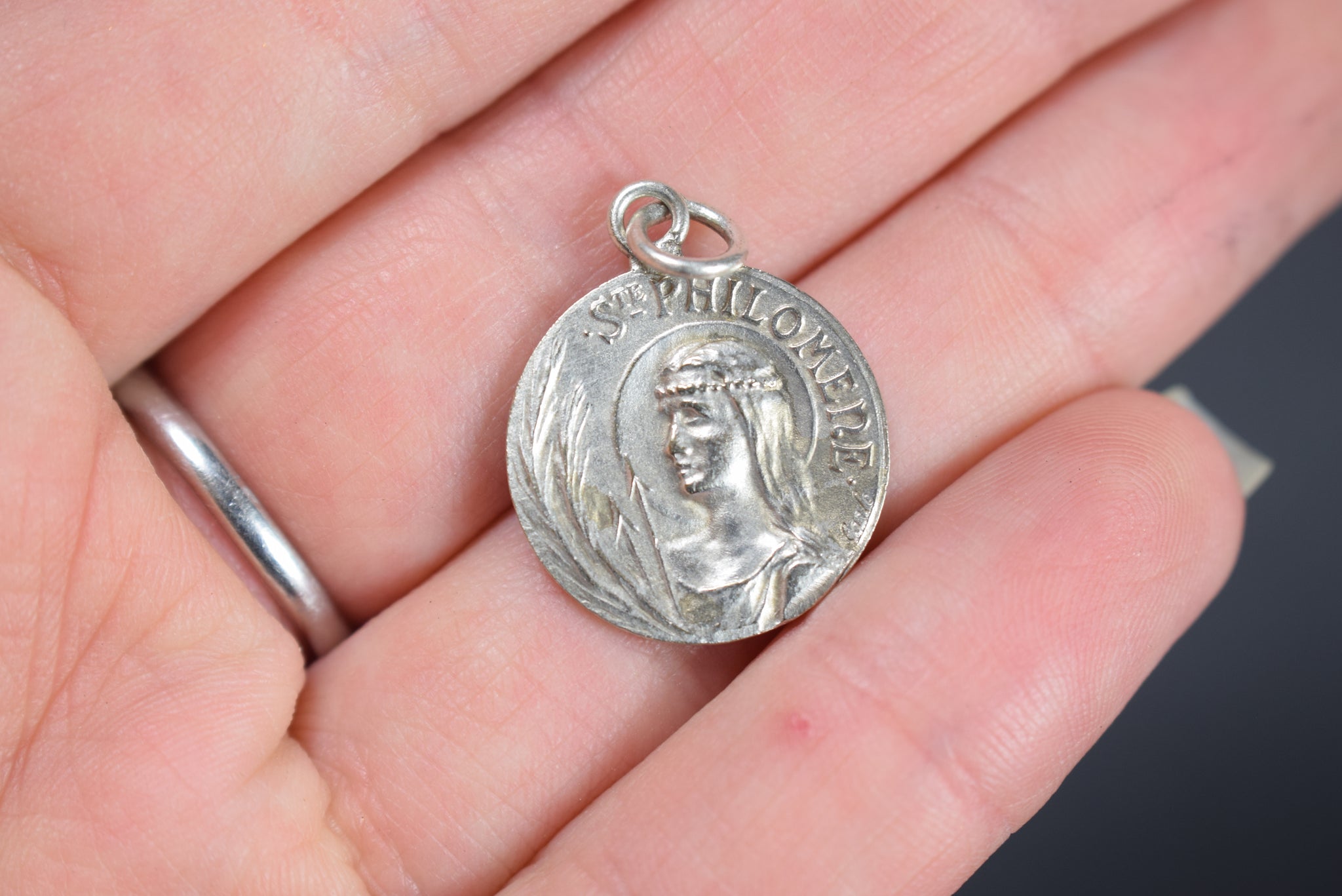 St Philomena Medal by Carlo