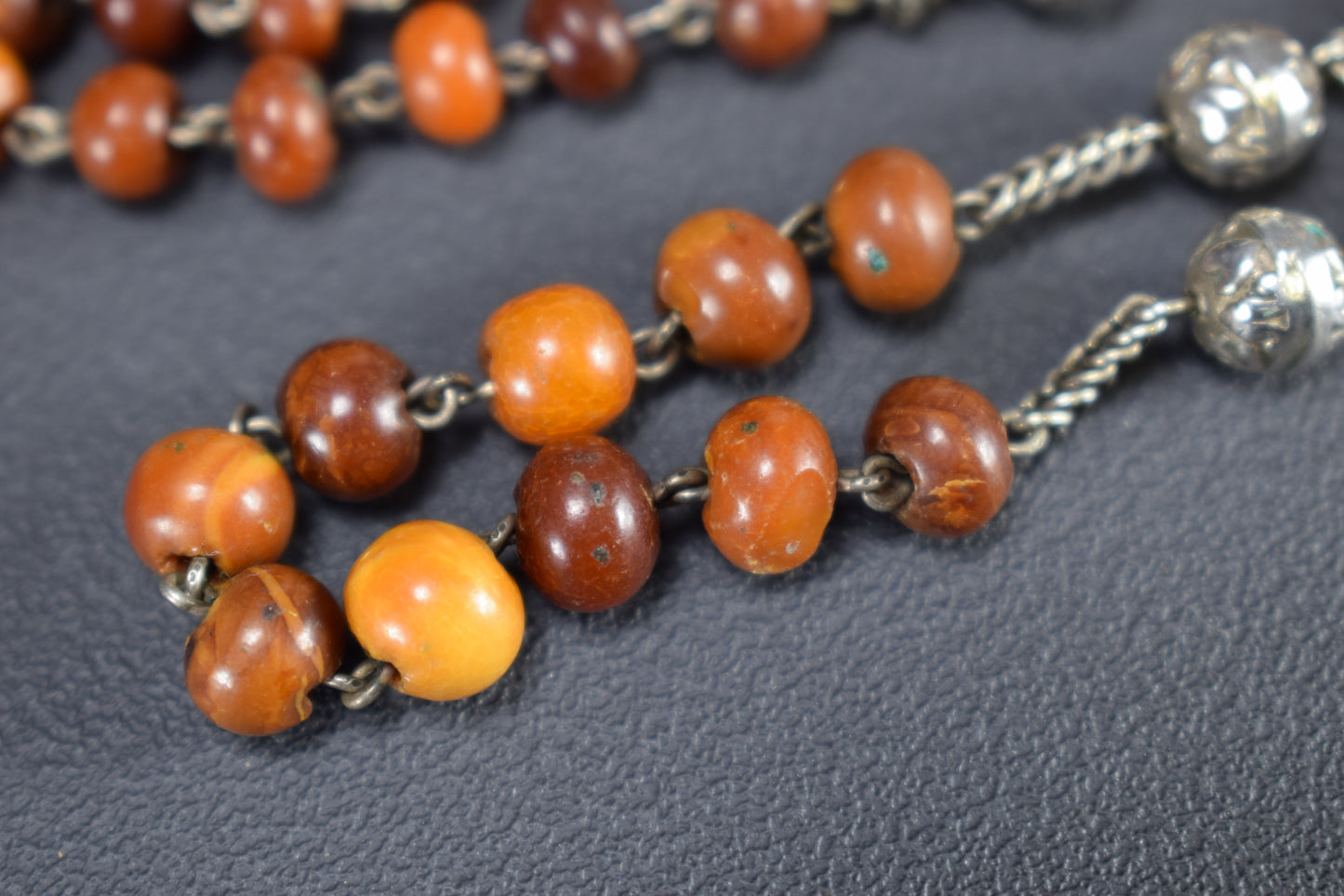 Red Cherry Amber Rosary