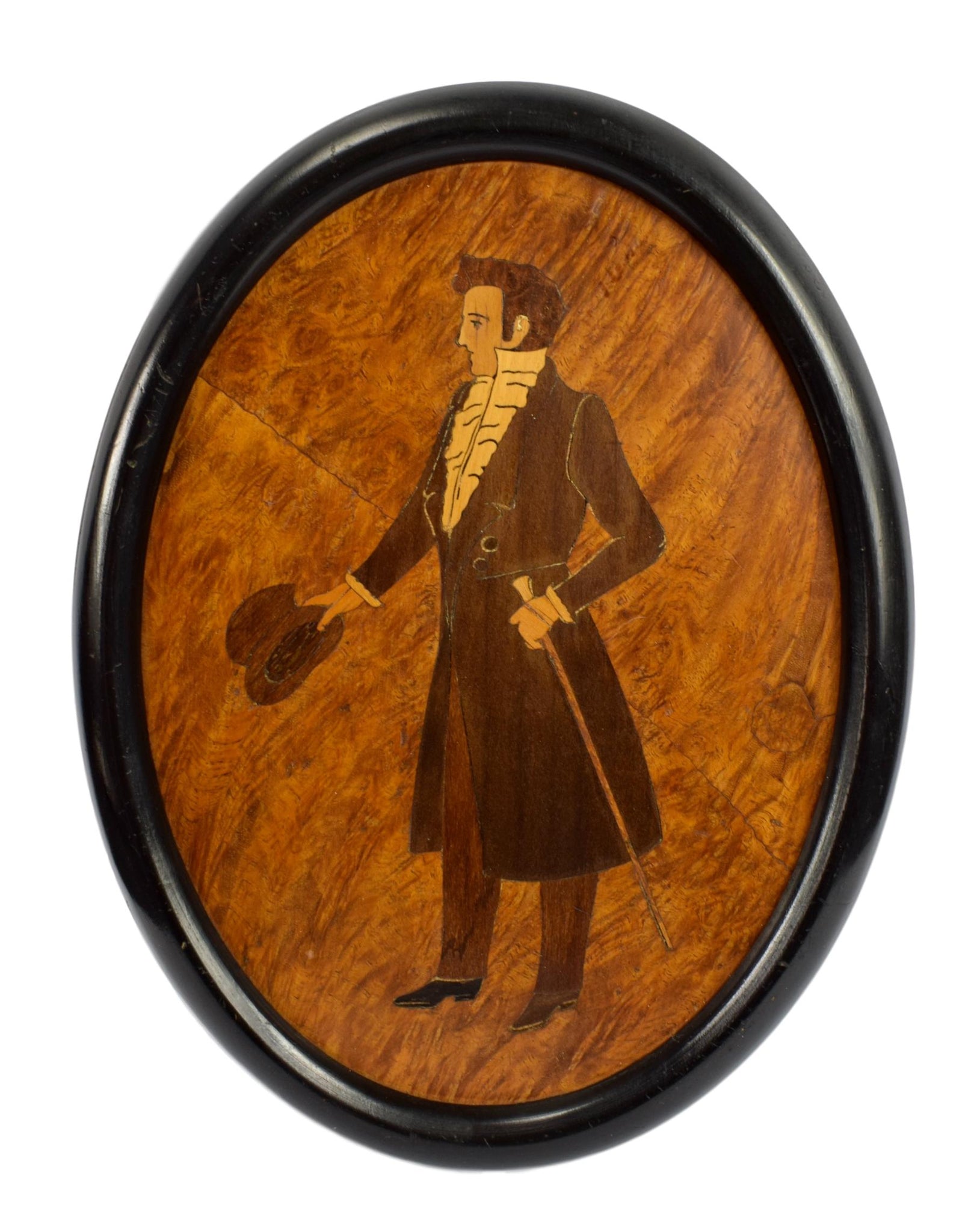 Wooden Marquetry Medallions - Charmantiques