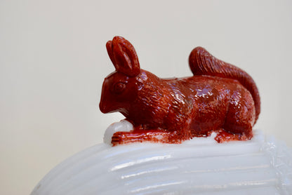 Écureuil en verre de lait Vallerysthal