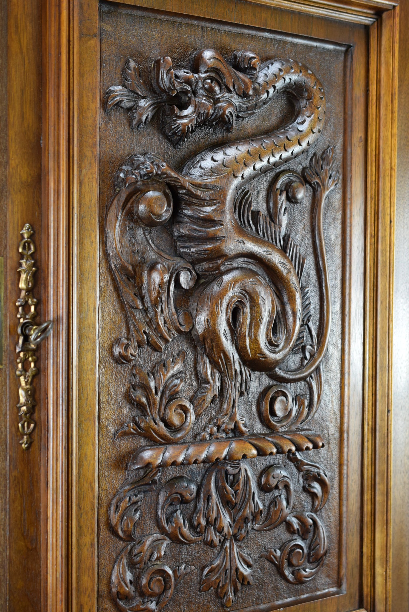 Carved Dragon Door