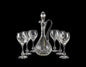 Vintage Baccarat Crystal Set of Wine Glasses and Carafe Decanter