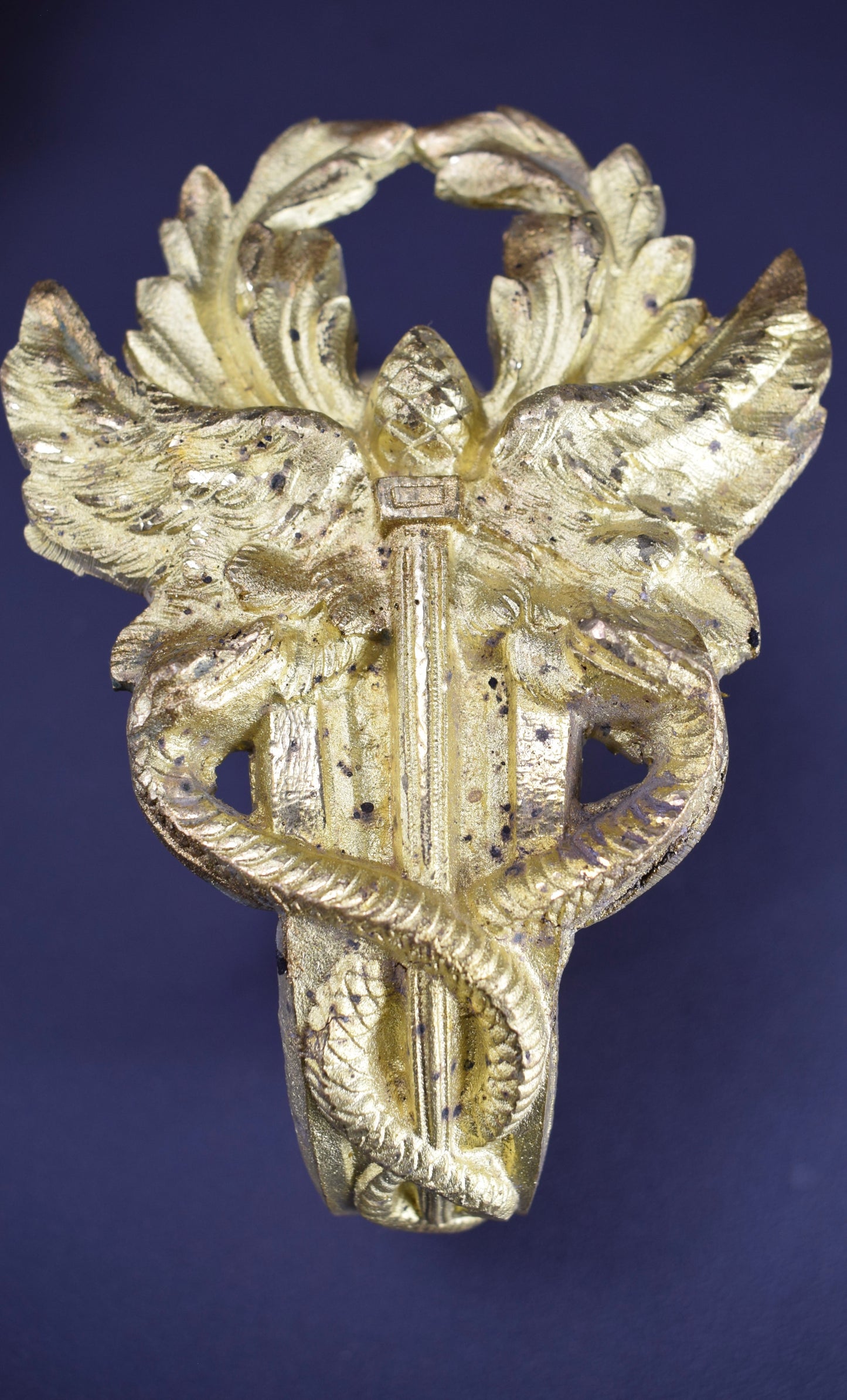 Porte-Rideau Caducée Bronze
