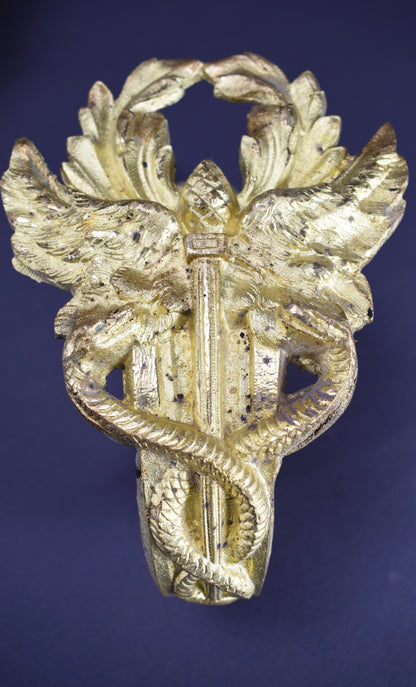 Porte-Rideau Caducée Bronze
