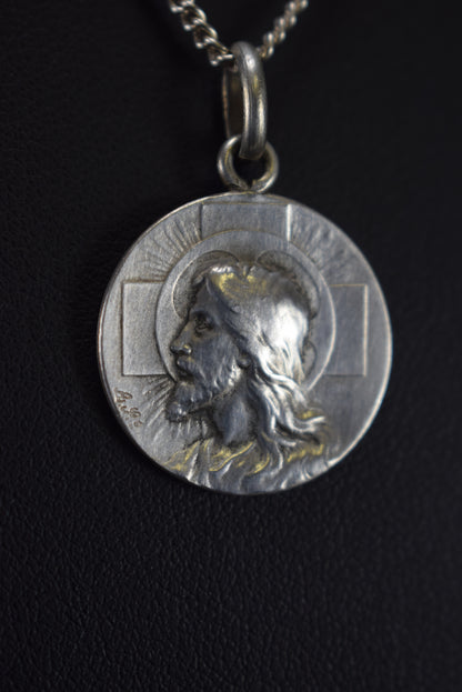 Christ Sterling Silver Medal