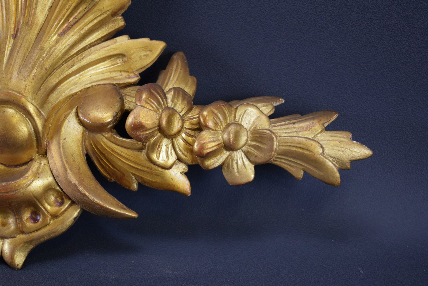 Gilt Wood Pediment - Charmantiques