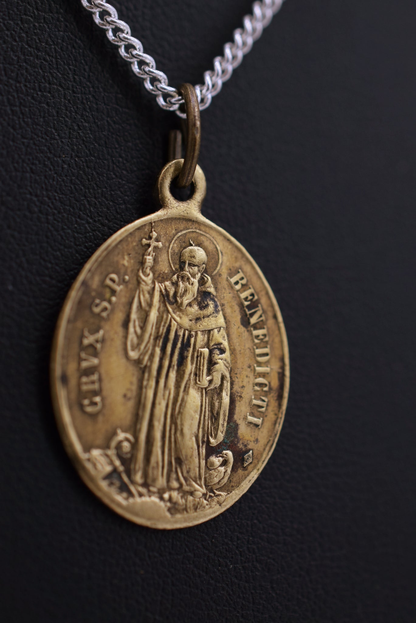 Saint Benedict Exorcist Medal Exorcism Brass Pendant