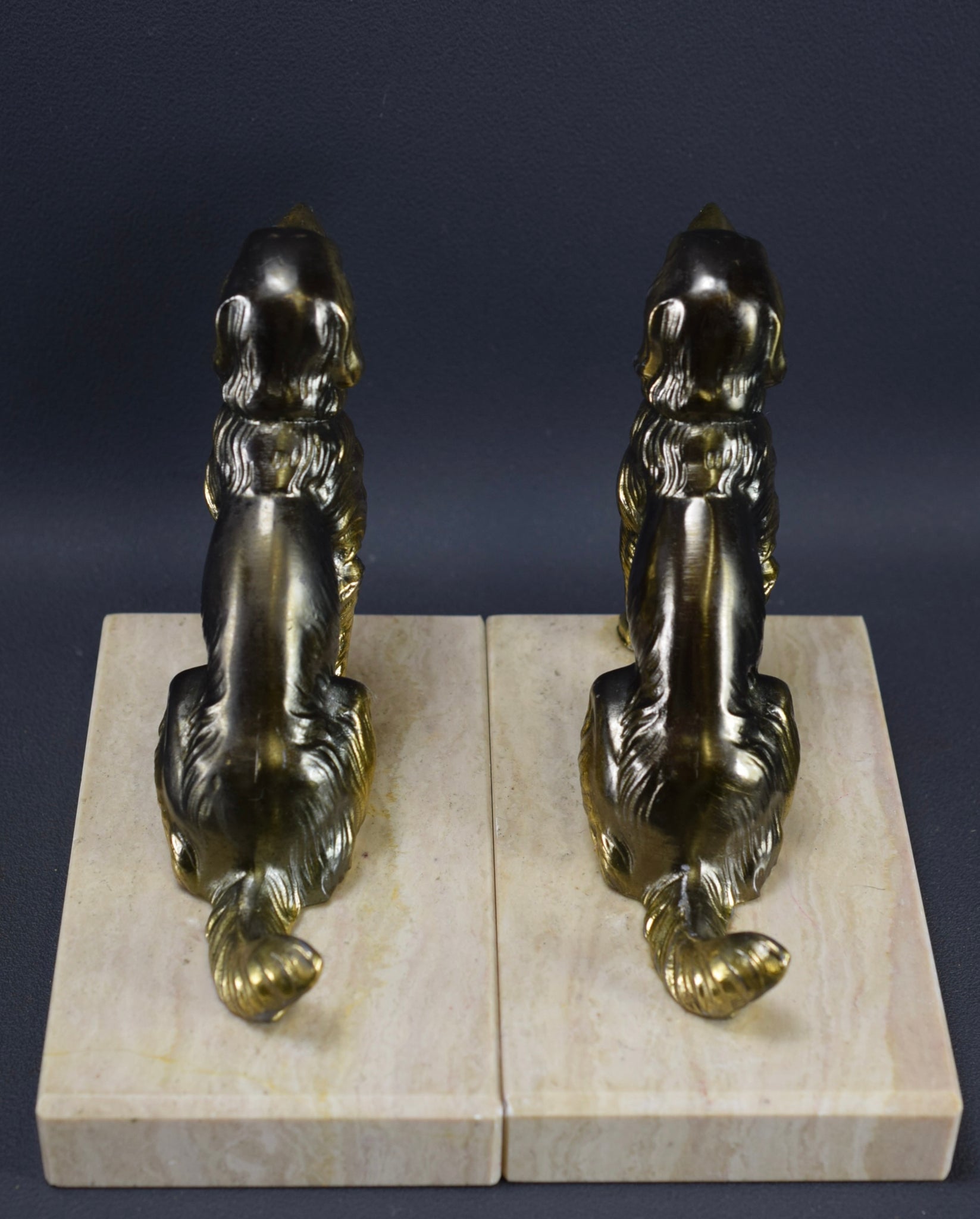 Art Deco Dog Bookends