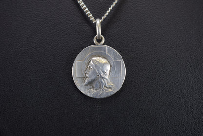 Christ Sterling Silver Medal