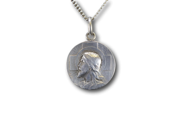 Christ Sterling Silver Medal