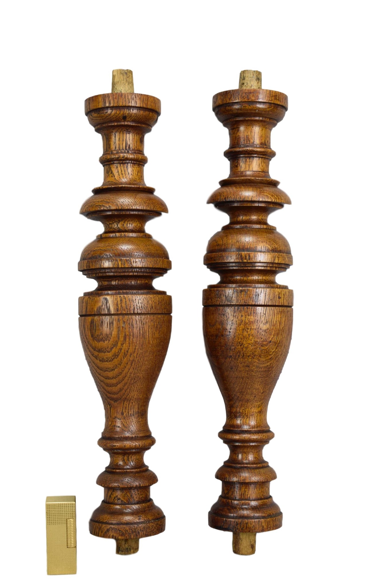 Pair of Small Columns - Charmantiques