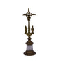 Brass Standing Crucifix - Charmantiques