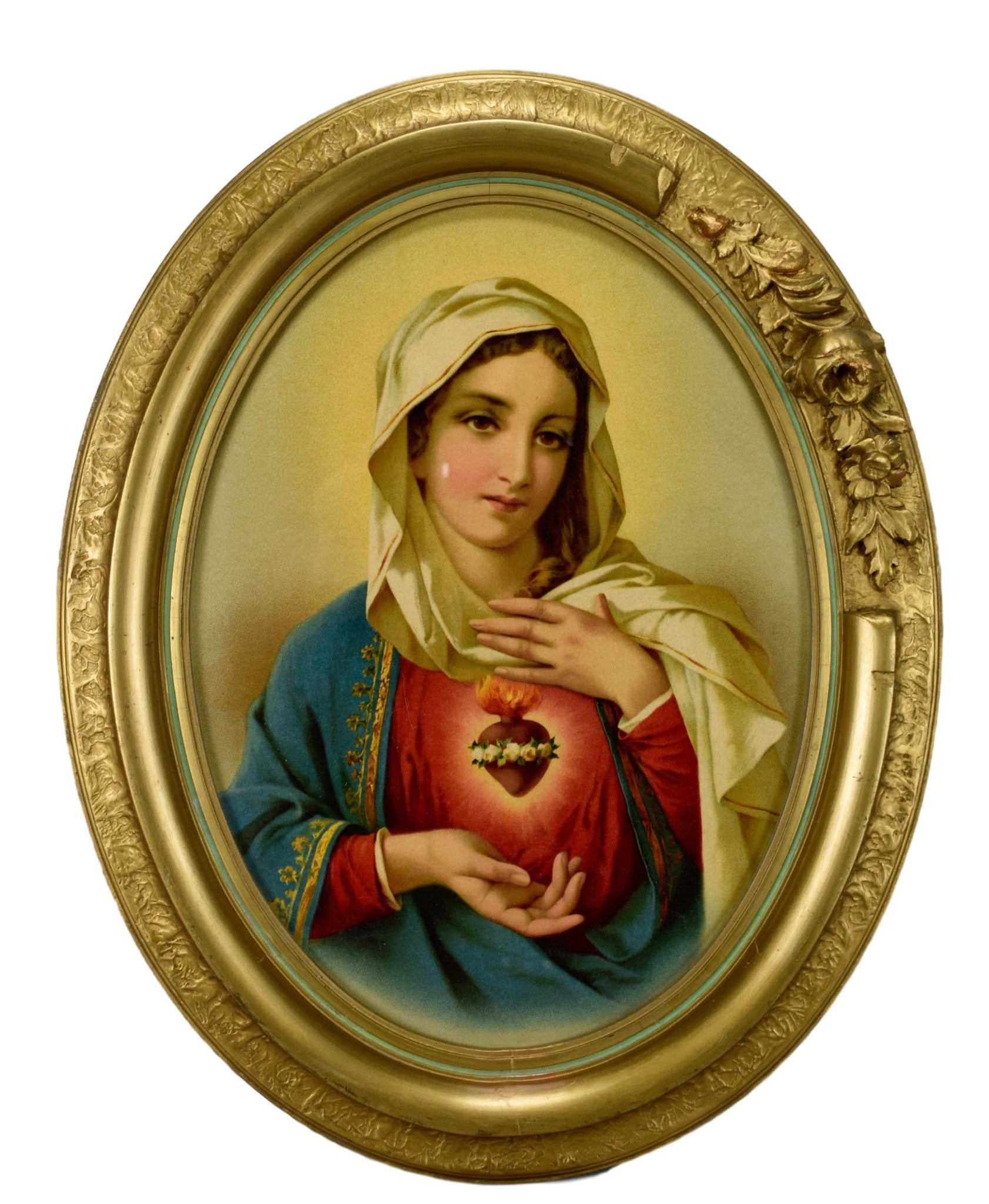 The Sacred Heart of Mary Frame - Charmantiques