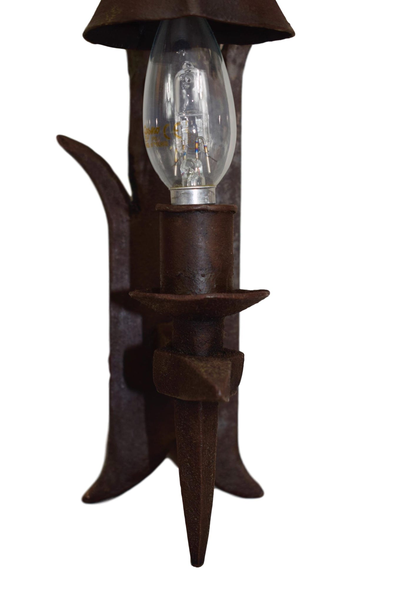 Wrought Iron Wall Sconce - Charmantiques