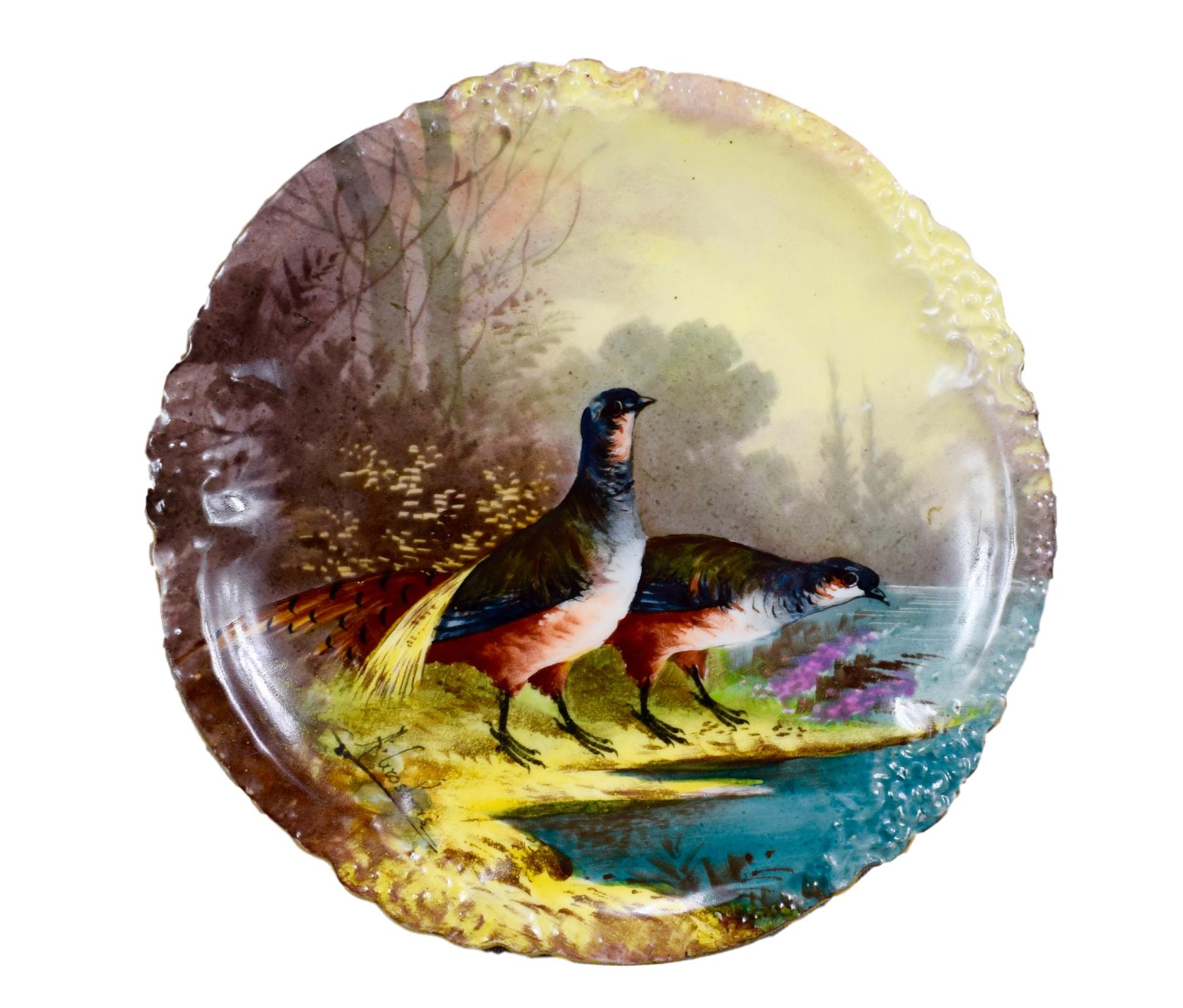 Game Birds Wall Plate - Charmantiques