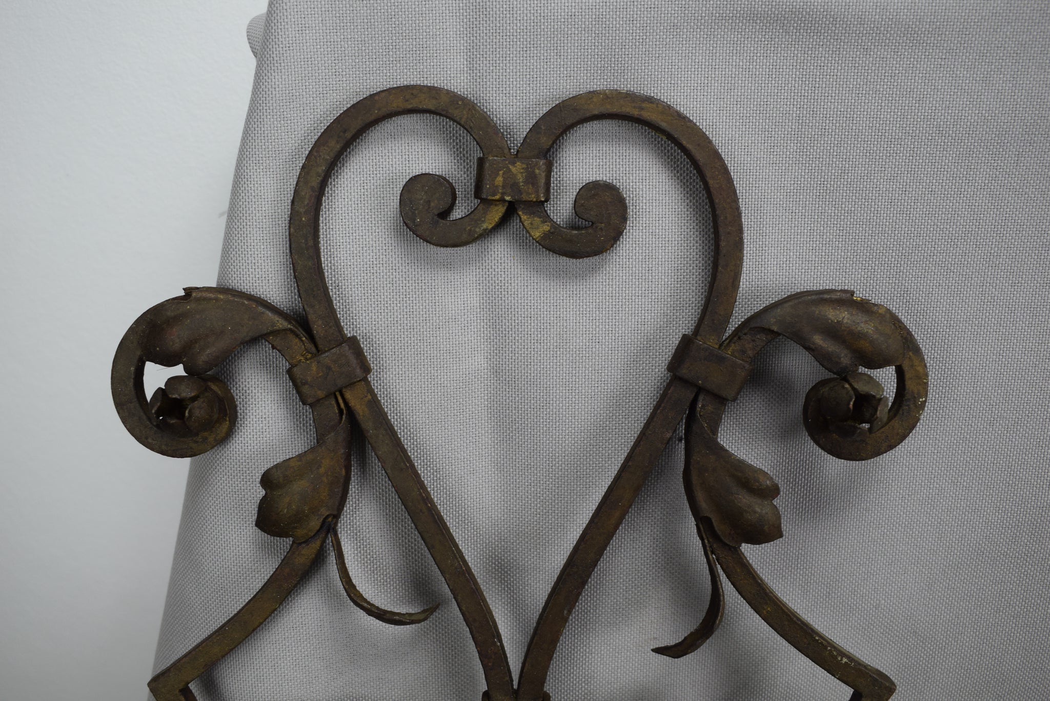 Wrought Iron Wall Sconces - Charmantiques