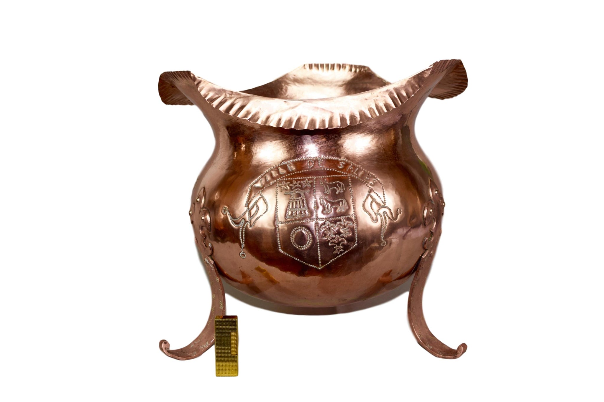 Copper Cache Pot - Charmantiques
