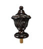 French Antique Architectural Carved Wood Stairwell Staircase Newel Post Cap Finial
