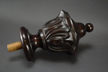 Carved Wood Finial 1